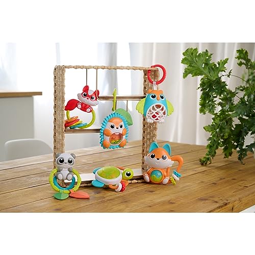 Chicco Sonajero Erizo, con Diferentes Texturas, Sonajero para Bebés, Juguete Actividades Manuales, Adecuados Carritos, Bebés 3-18 Meses - imagen 5