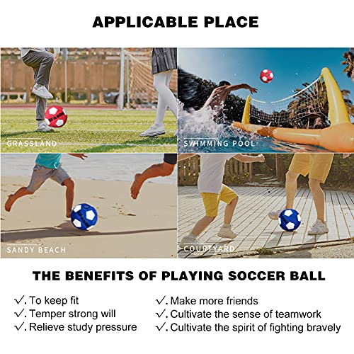 Kpason Soccer Ball, Size 5 Soccer Ball With Pump For Kids Youth And Adult Training, Beach Soccer Balls Outdoor Indoor Gifts (Blue-White) #TOP6
