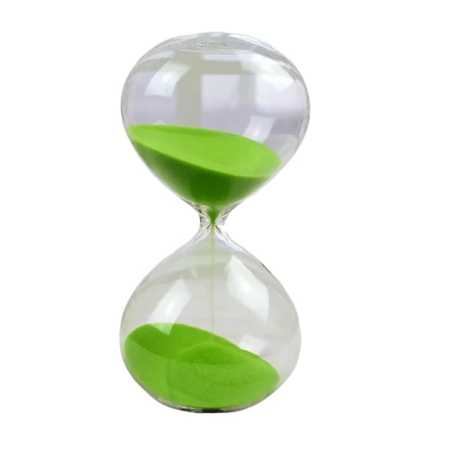 clessidra, decorazione a clessidra, Clessidra in vetro sabbiato Multicolor 30min(Green)