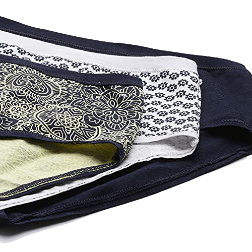 Image of Enamor Women's Cotton Hipster Panty Regular Fit Animal Print Panties (Pack of 3)
