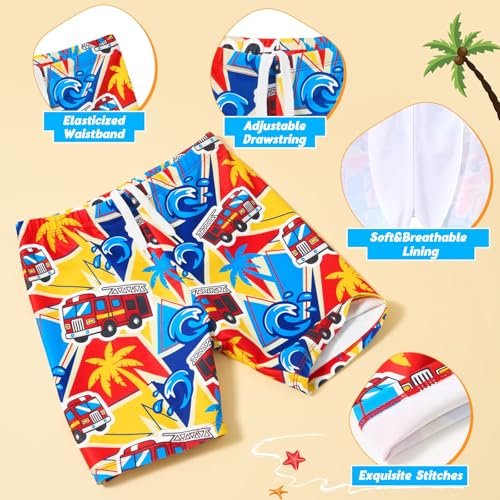 Image of Kids Swimsuit Boys Two Pieces Shark Swimsuit Toddler Rash Guard and Trunk