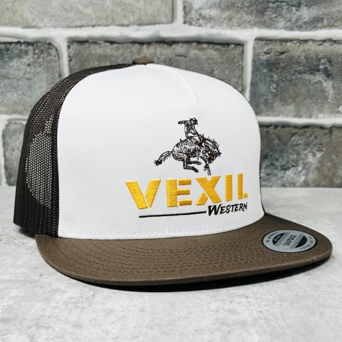 Image of Vexil American Rancher Adjustable Snapback Western Lifestyle Rodeo Southwest Inspired Meshback Hat