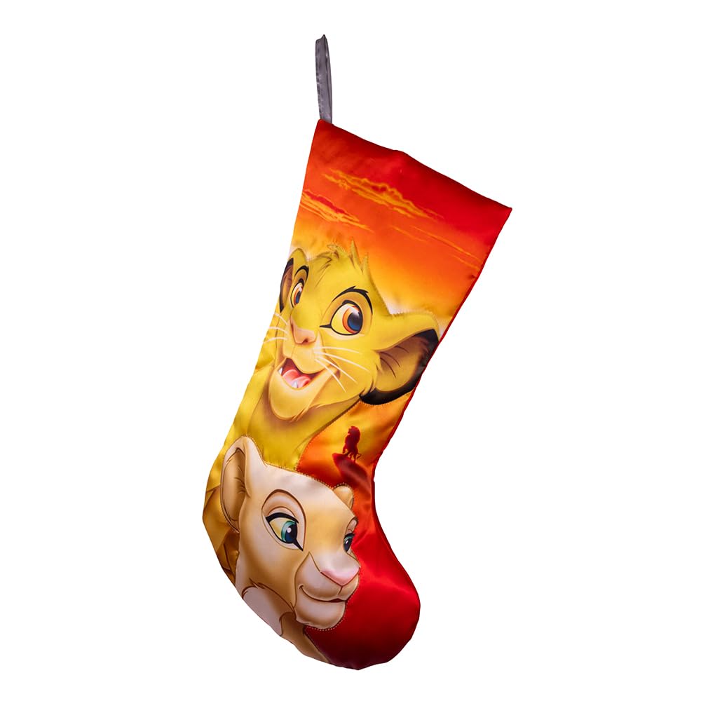 Botte de Noël Simba & Nala pour décoration de cheminée Disney - 5