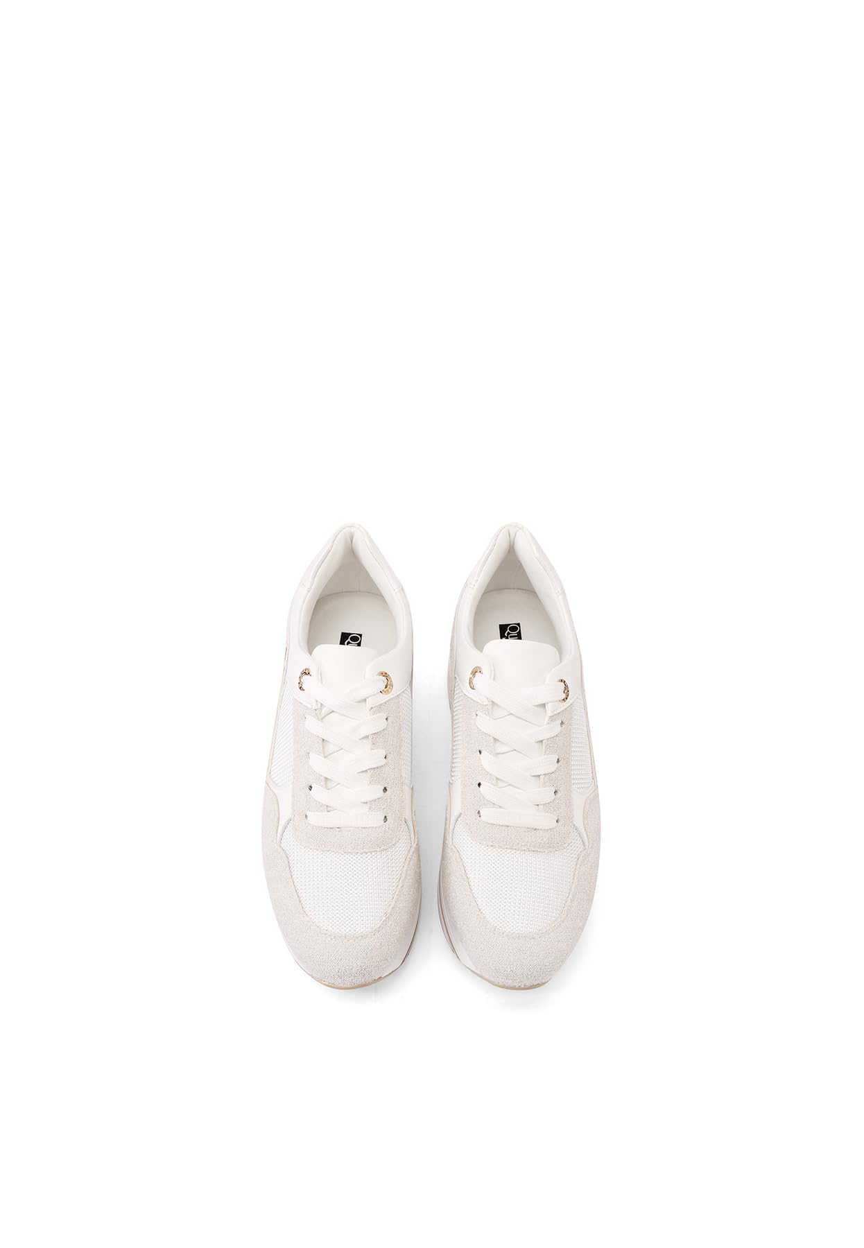 QUEEN HELENA Sneakers Platform Scarpe da Ginnastica con Zeppa Casual Donna X32-20