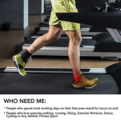 Image of 5 Pairs Copper Compression Socks for Women & Men - Ankle Plantar Fasciitis Arch Support Running Socks for Athletic