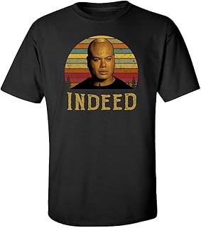 Indeed Gift Idea Tshirt Teal'C Fan Lover Tshirt, Movie TV Shows Character's Quotes Vintage T-Shirt, Casual Style Unisex Ho...