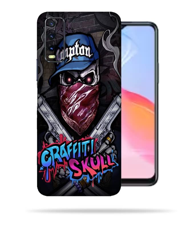 OggyBaba Graffity's Kull Skin Back Protector Film Ultra Thin Scratch Resistant Vinyl (Not Case and Cover) for Vivo Y20G