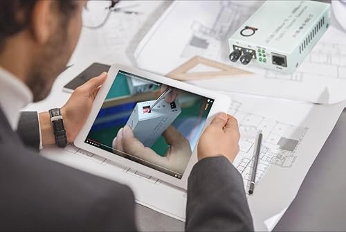 Miniatura 6 de Convertidor de medios de fibra ST Gigabit Multimodo - Módulo de fibra ST integrado 1,804.5 ft (0,34 millas) 850 nm - a UTP Cat5e 10/100/1000 RJ-45 -