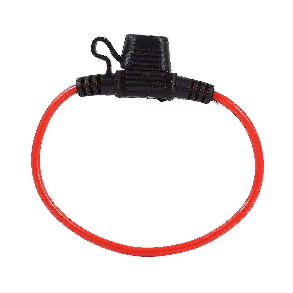 Kit 5 Portafusibili A Lama Con Coperchio E 10 Terminali Per Cavo 4-6mm² – Impermeabile Per Auto E Marine 12/24V