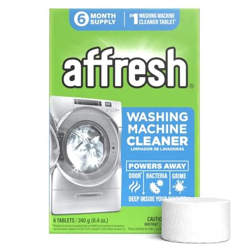Affresh Washing Machine Cleaner, Cleans Front Load and Top Load Washers, Including HE, 6 Tablets