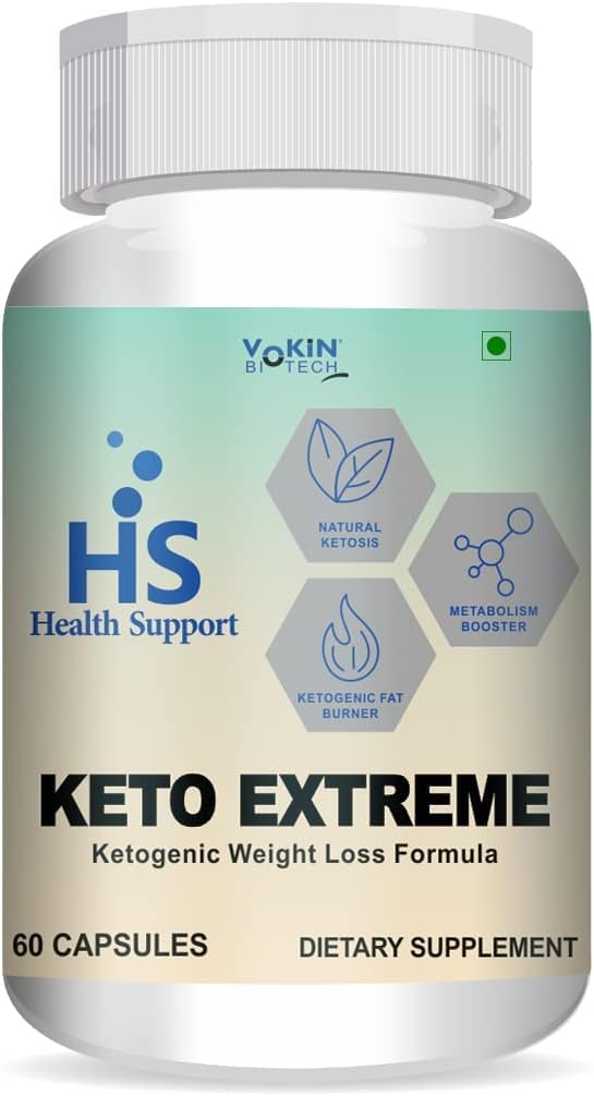 Keto Extreme Ketogenic Weight Loss Formula with Garcinia Cambogia Extract Fat Burner | Metabolism Booster (60 Capsules)