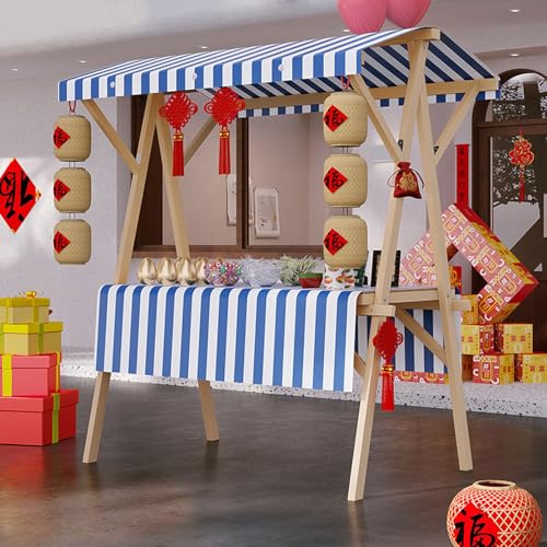Puesto de mercado plegable con toldo para eventos al aire libre 2