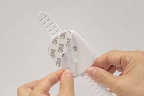 Miniatura 3 de YEYA Correas de pared para muebles antipinchazos, sin taladro, anclajes de pared para bebés (2024 mejoradas 2P)