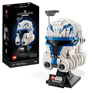 LEGO 75349 Star Wars Captain Rex Helm Set, The Clone Wars Modell, Sammlerstück für Erwachsene, 2023 Serie, Erinnerungsstück und Geschenk zu Weihnachten für Männer und Frauen