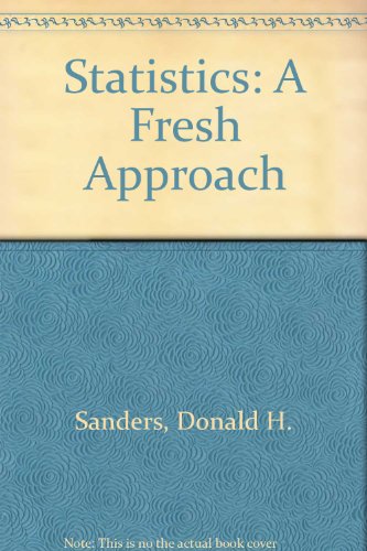 Statistics: A Fresh Approach 0070548811 Book Cover