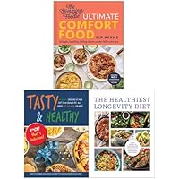 The Slimming Foodie Ultimate Comfort Food, Tasty & Healthy F*ck That's Delicious & The Healthiest Longevity Diet 3 Books Collection Set