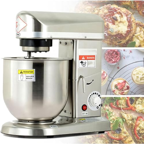 JKJZSALJ Stand Mixer For Baking, Electric Kitchen Food Mixer, Cake Mixer W/Beater, Dough Hook, Whisk, 3 Speed Commercial Food Mixer For Baking Bread Pastry,10L,10L