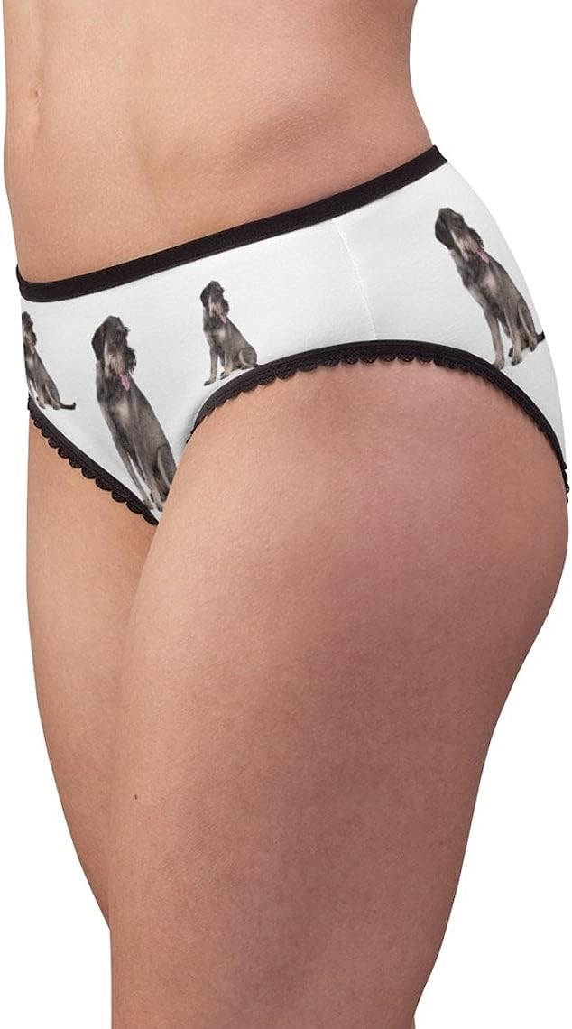 DogsMakeMeHappy Giant Schnauzer Panties, Giant Schnauzer Underwear, Briefs, Cotton Briefs, Funny Underwear, Panties For Women