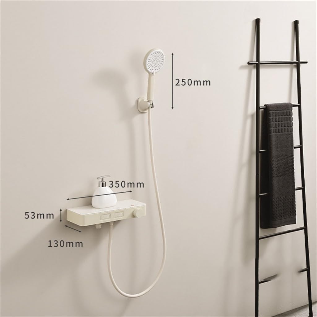 Intelligent Constant Temperature Digital Display Wall Installation Shower Set Pressurized