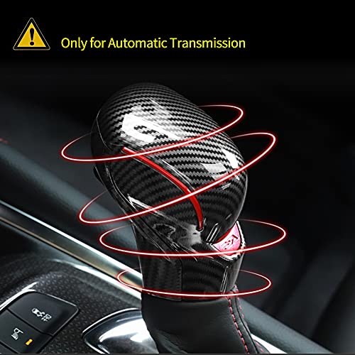Nunumei Gear Shift Knob Cover Decorative Trim For Chevrolet Blazer 2019 2020 2021/ Trailblazer 2021 2022/ Equinox 2022 - Automatic Transmission (A-1) #TOP7