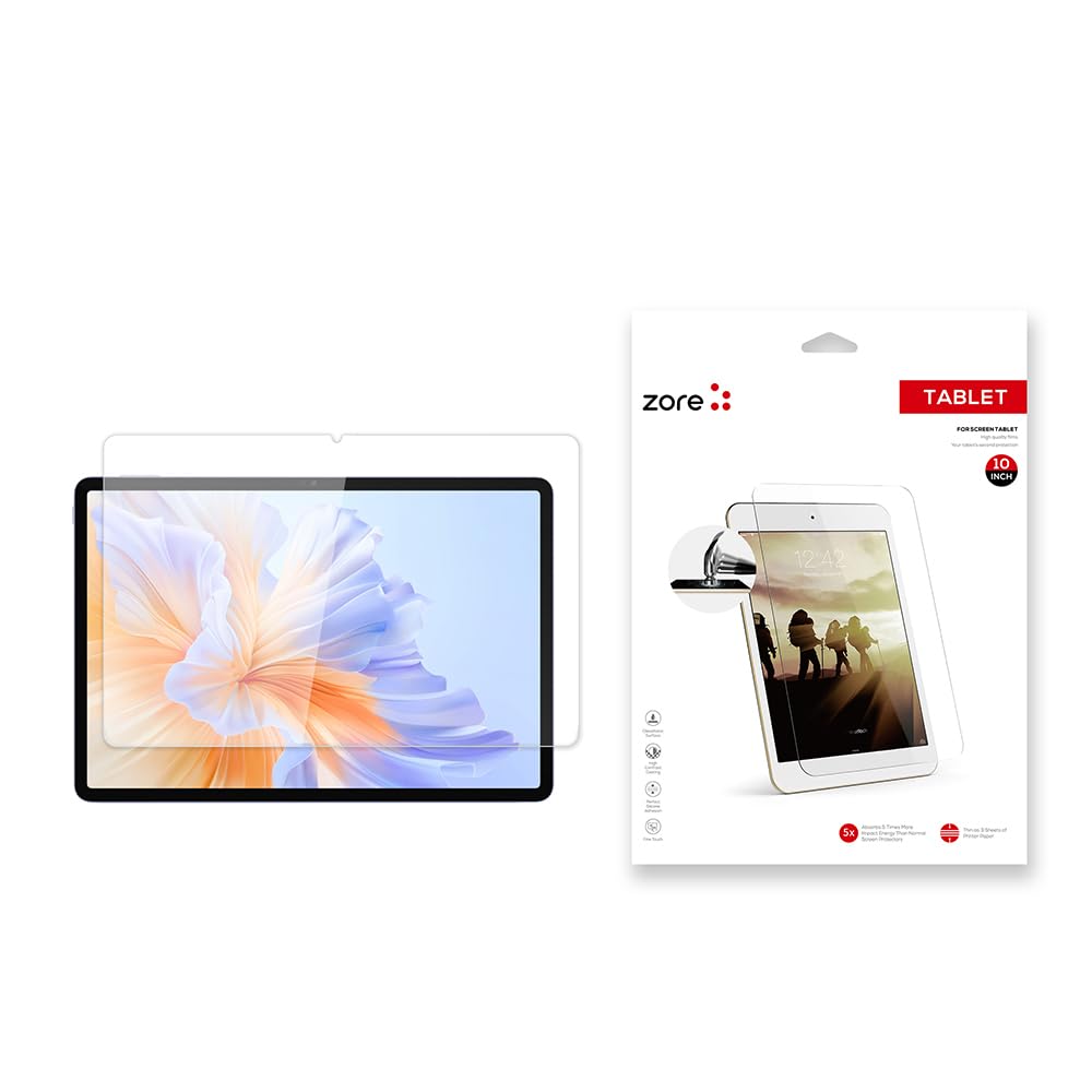 Zore Honor ile uyumlu Pad V9 Tablet Blue Nano Ekran Koruyucu Şeffaf