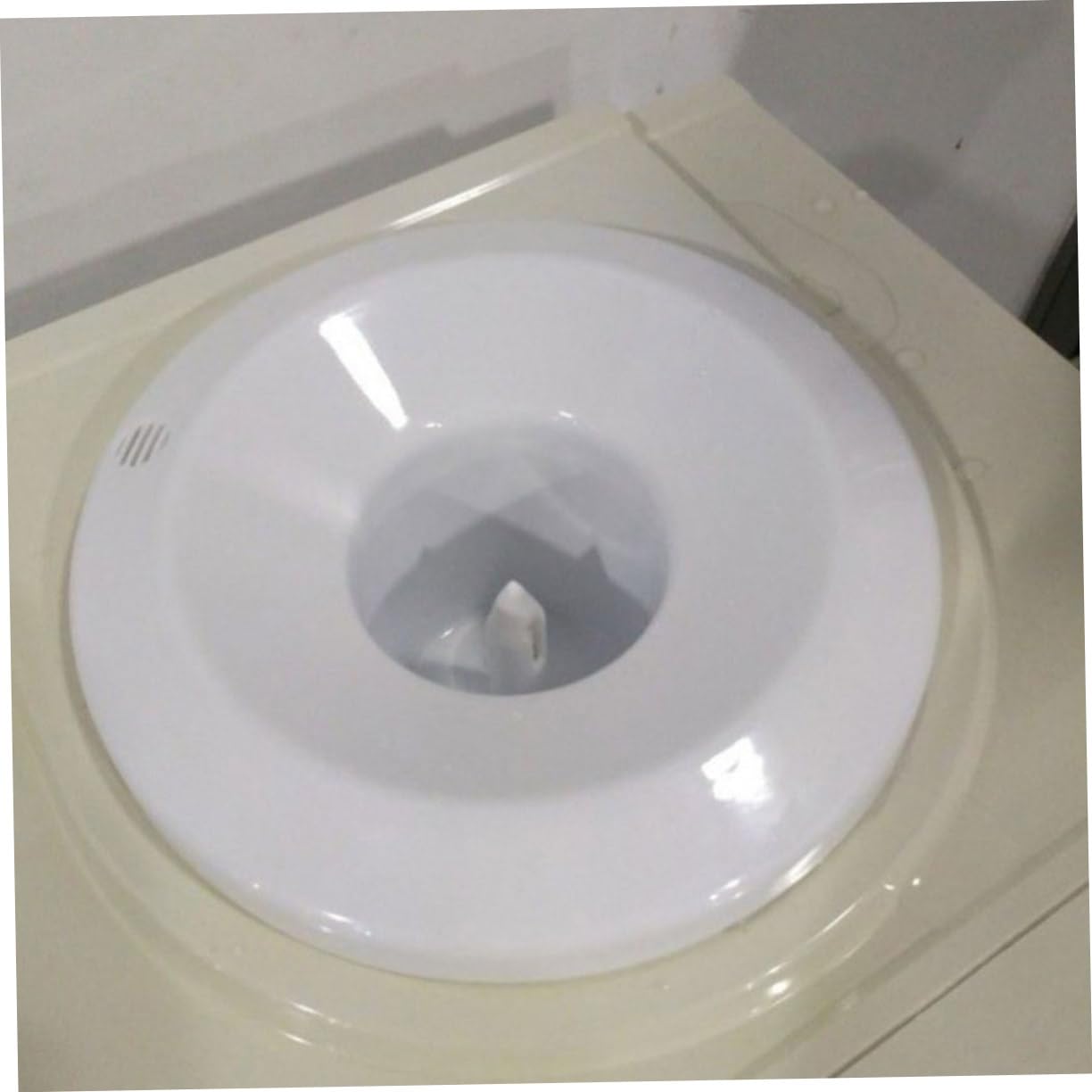 Distributore Accessorio Acqua Plastica Bianco per Sedile e di in Installazione Facile di Ricambio Casa e Ufficio per Dispenser