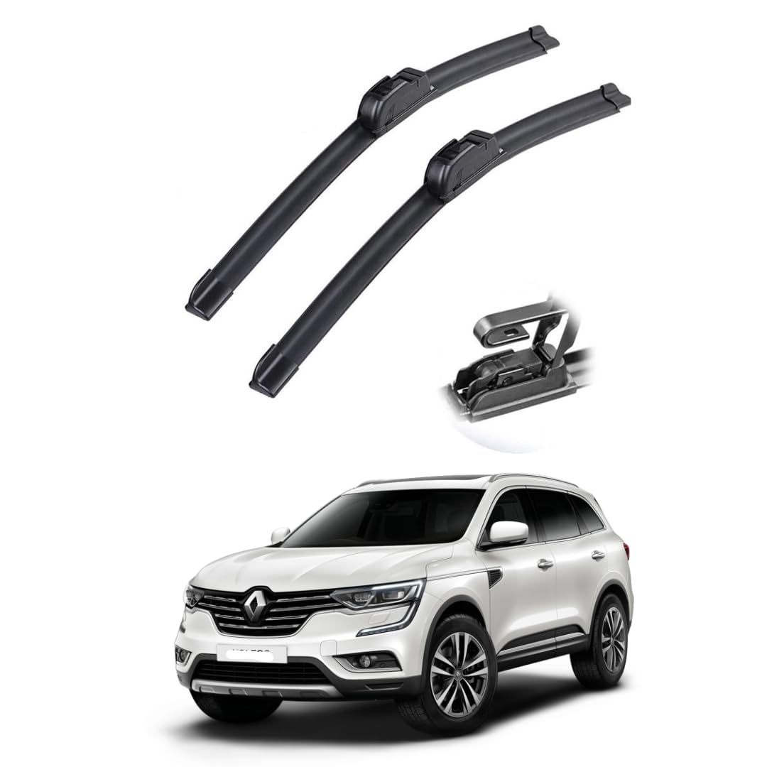 Replacement for Renault Koleos Windshield Wiper Blades - 26"+16" Front Window Wiper - fit 2016-2023 Vehicles - Flat Factory Aftermarket