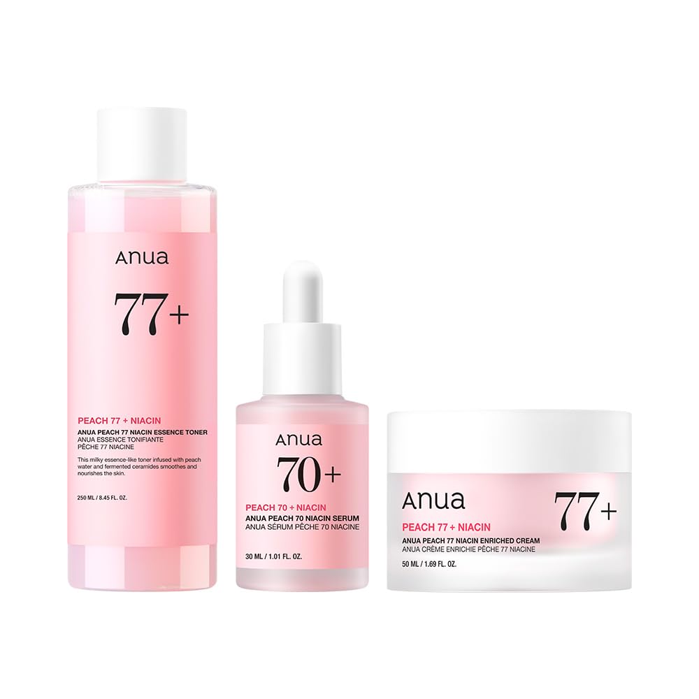 Anua 桃 スキンケアセット Amazon | ANUA(アヌア) 桃70ナイアシンセラム30ml + 桃77ナイアシン
