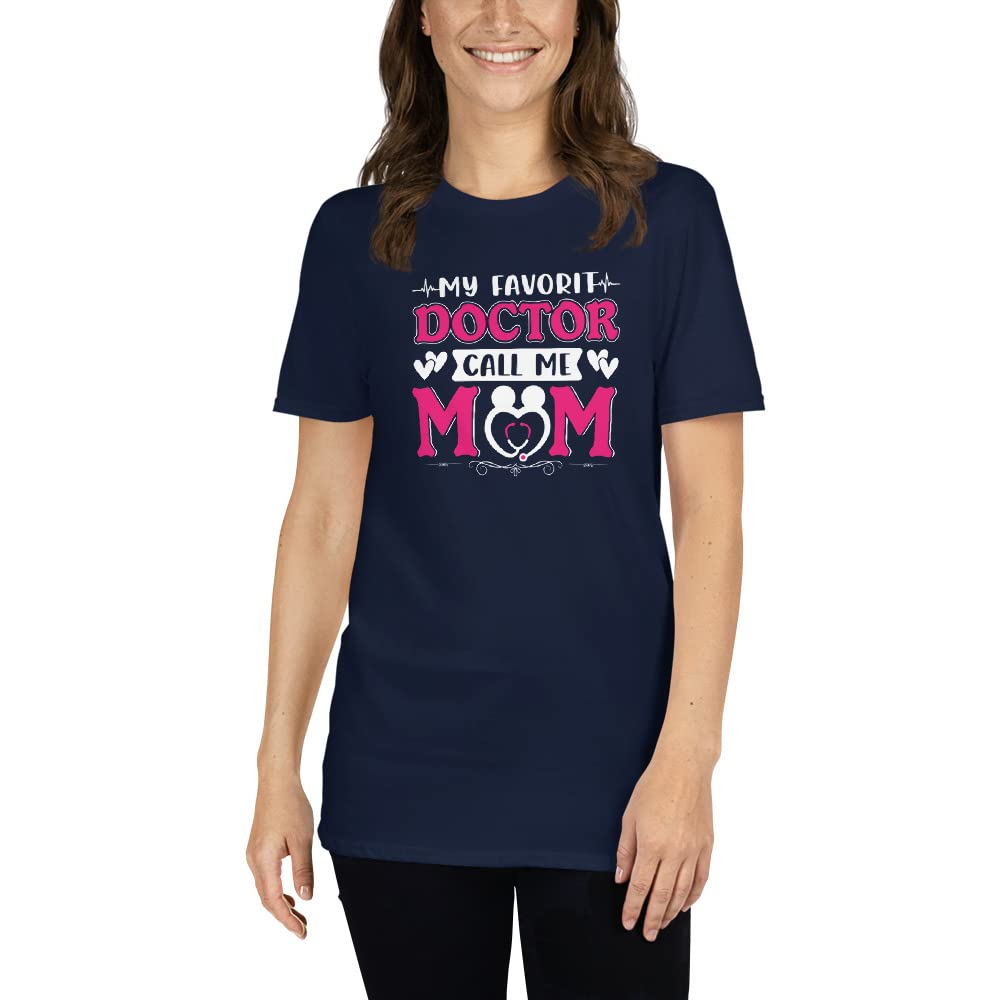 GenericMy Favorit Doctor Call Me Mom Mother's Day T-Shirt Navy