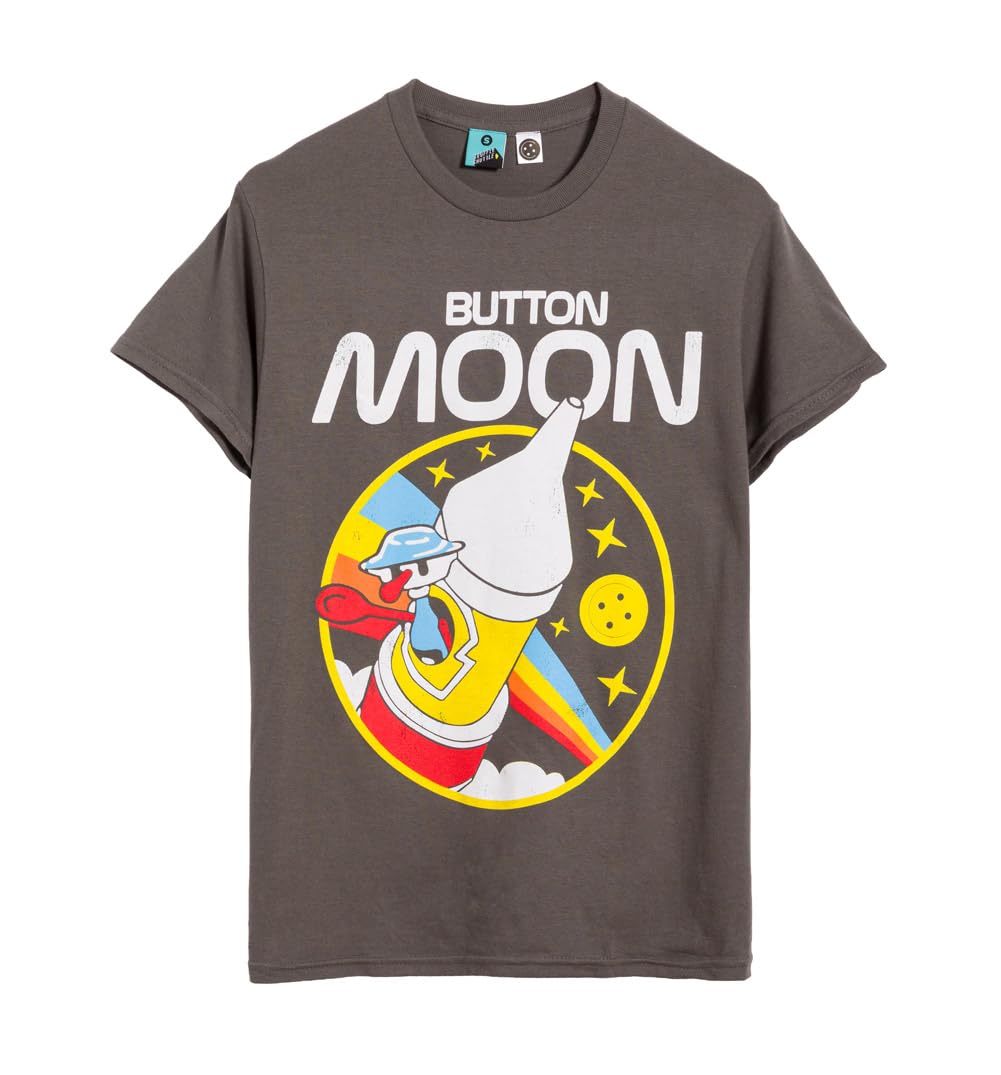 TruffleShuffle Button Moon t-shirt en coton durable et finitions premium - 7