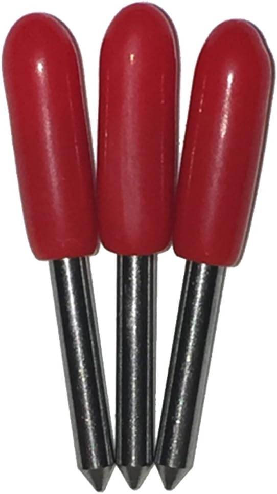 Explore Air 2 Maker 3 USA Made 3 Pack of 45 Degree Craft Replacement Cutting Blades Compatible with Cricut Expression and Most Cutting Machines, 3 Blades