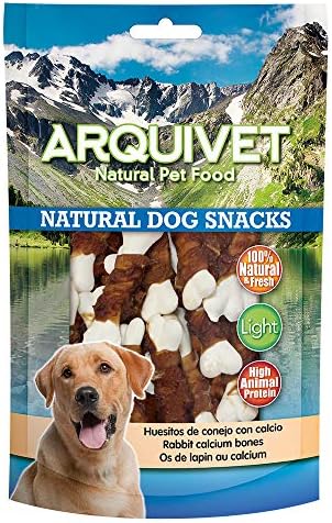 ARQUIVET Huesitos de Conejo con Calcio 100 gr - Snacks Naturales ...