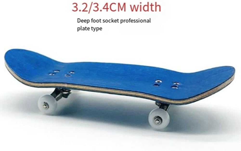 Finger Skateboard Board Width 32 mm Professional Maple Fingertip Skateboard Double Rocker Mini Skateboard Lilac