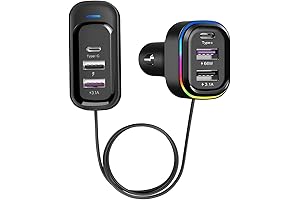 Car Charger with 6 Multi Ports for Aero 15 Classic