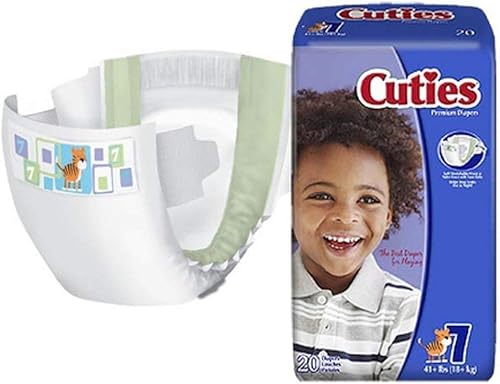 Miniatura 2 de Cuties Pañales para bebé de talla 7 premium, 20 unidades