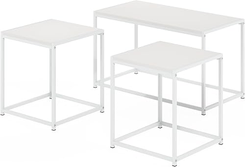 Miniatura 95 de Furinno Camnus Modern Living - Mesa auxiliar, color nogal Columbia Nuez Columbia,gris roble francés,Americano,Walnut Cove,Mármol Blanco,Roble,Blanco