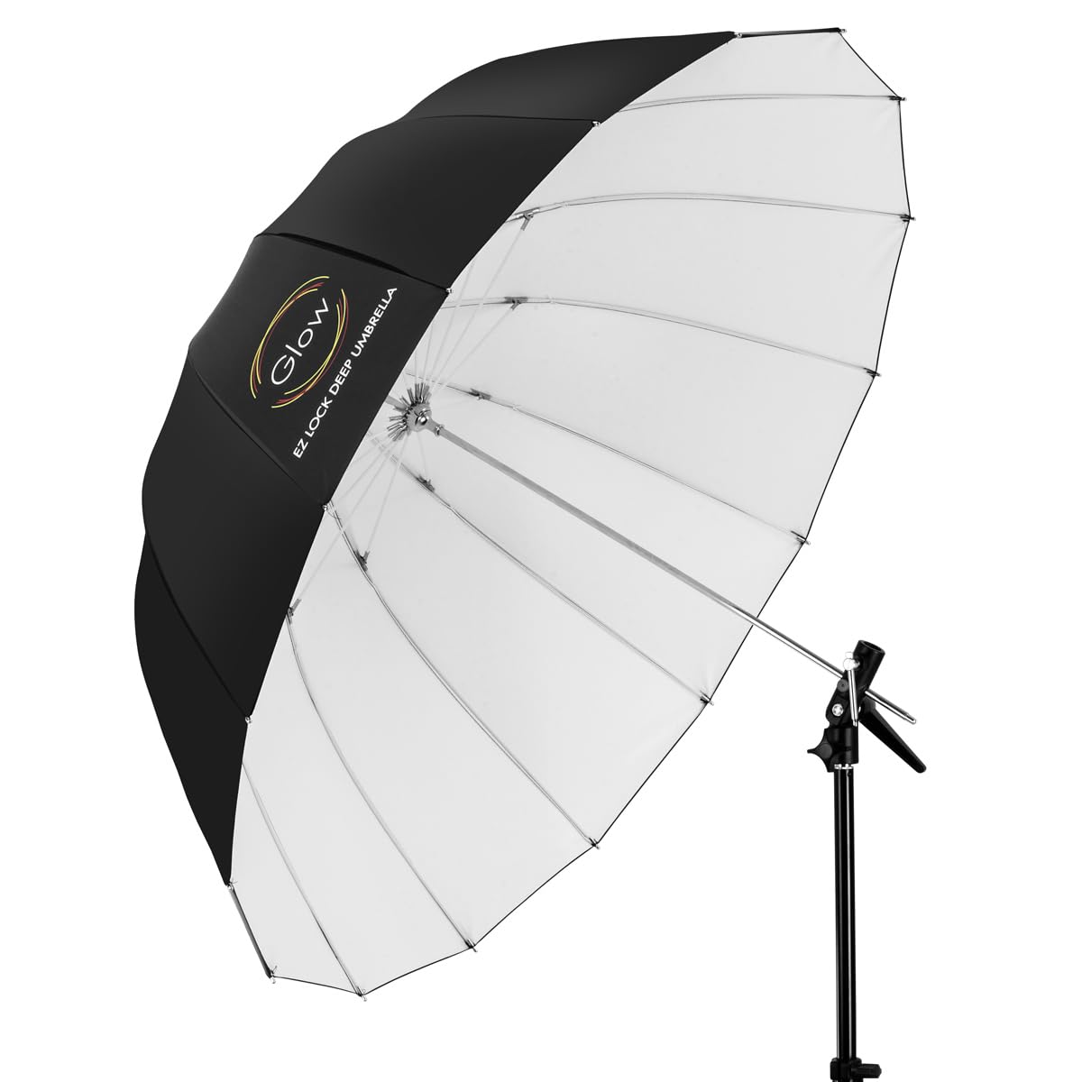 GlowGlow Easy Lock Medium Deep White Fiberglass Umbrella (41")