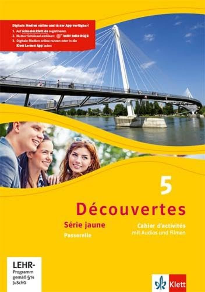 Découvertes 5. Série jaune. Cahier d'activités mit Audios und Filmen 5. Lernjahr: Cahier d'activités mit Audios und Filmen 5. Lernjahr