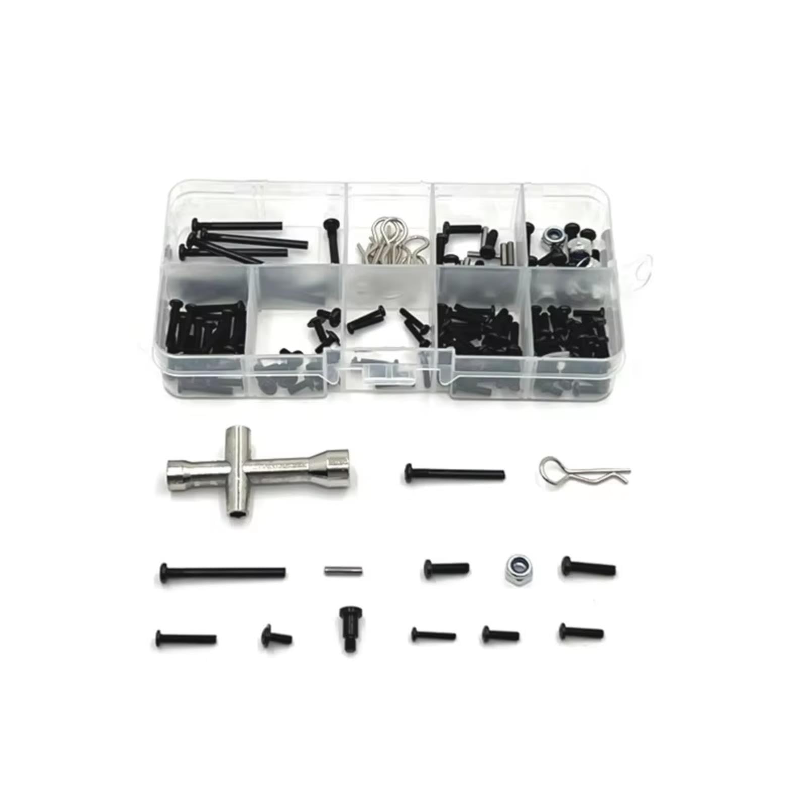 Kit Tornillos para SCY 16101-16106 16201 para JJRC Q130A Q130B Q141 1/16