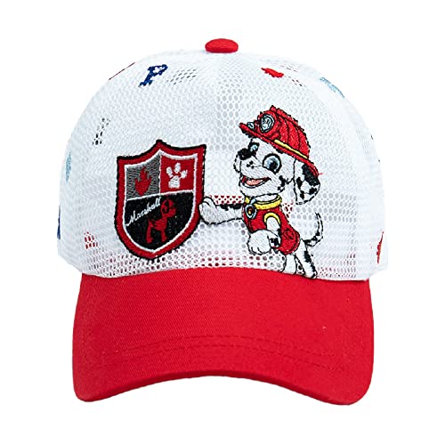 パウ パトロール キャップ 帽子 子供 46cm-54cm 調整可能 コーデ アクセント キュート 上品 春夏 旅行 クリスマス プレゼント カジュアル ヒップホップ (赤3)