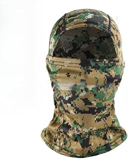 Camouflage Neck Gaiter Cycling Mask Ski Mask Men Women Sunscreen Headgear Face Mesh Outdoor Sports Hiking Biking
