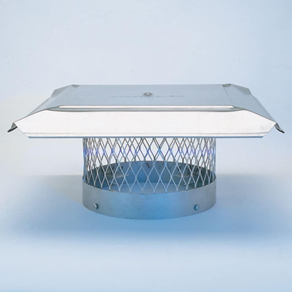 HOMESAVERPro 8" Stainless Steel Round Chimney Cap 3/4" Mesh