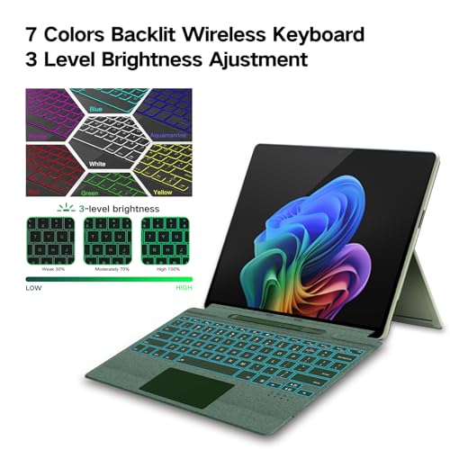 Teclado Surface Pro 9 para solucionar la falta de escritura y lápiz 3