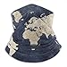 Produktbild Kotdeqay Nahtlose Gesichtsbedeckung Bandanas Halswärmer Schal Gamasche Winddichte Männer und Frauen  Vintage Warld Map