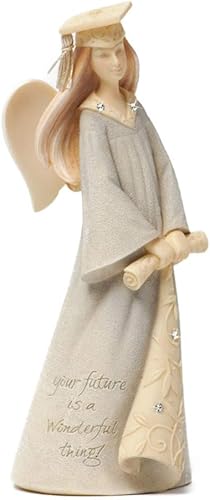Miniatura 9 de Foundations - Figura de resina de piedra para niña de graduación, 7.68 pulgadas