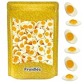 Mini Gummy Fried Eggs, Soft Chewy Gummy Candy, Non-GMO (Half-Pound)