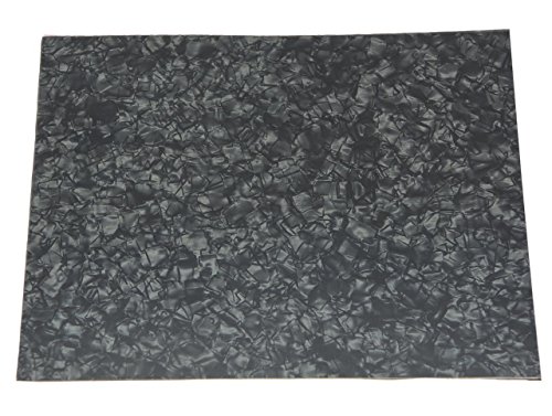 KAISH Acoustic Guitar Pickguard Material Sheet Black Pearl