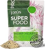 Jorus Graines de Chanvre Décortiquées Naturelles Européennes 1kg, Super-aliment Riche e...