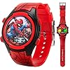 Marvel Spider-Man Kids Watches – Digital Display, Interactive Features, Adjustable Strap, Vibrant Spider-Man Graphics, Durable for Active Kids