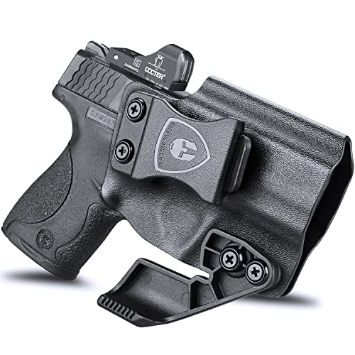 M&P Shield 9mm Holster, Optic Ready & Claw, IWB Kydex Holster Fit: S&W M&P Shield / M2.0 / M1.0-9mm/.40-3.1